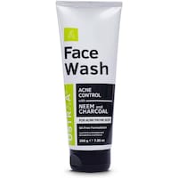 Ustraa Acne Control Neem & Charcoal Face Wash, 200g