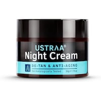 Ustraa De-Tan and Anti-Aging Night Cream, 50g