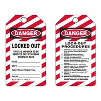 Loto Lok PVC Danger Tags, 143mm, S1–TAGD–07