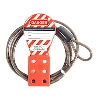 Has Type Cable Lockout, Red, CL-FlX-6FB
