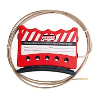 Grop On Cable Lockout, Red, CL-UNI-3MC