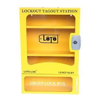 Loto Lok Steel Empty Lockout Station, LS‐6CF-GLBY