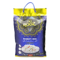 Rooz Basmati Rice, 4kg, Carton of 5 Pieces