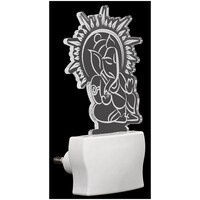 Picture of Afast 3D Illusion Ganesha Effect LED Night Lamp, AFST708282, White & Clear