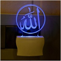 Picture of Afast Alha 3D Illusion LED Night Lamp, AFST708753, White & Clear