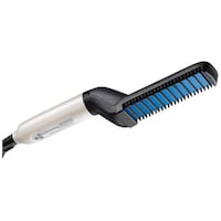 Ishvaan Trendz Electric Anti-scald Hair Straightner and Massager, HS-002, Black & Silver