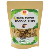 SMR Food Black Pepper Banana Chips, 150gm