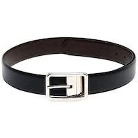Picture of Leather Plus Men's Spanish Leather Belt, RB-3107, Black & Brown