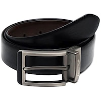 Picture of Leather Plus Men's Spanish Leather Belt, RB-3221, Black & Brown