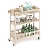 Holger Kitchen Cart with Tray, 79.9x34.9x85cm