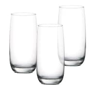 Picture of Ocean Ivory Hi Ball Glass, Clear, 370 ml, Set of 3