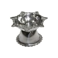 Picture of Raj Stainless Steel Deepak, Silver, 3.5 cm