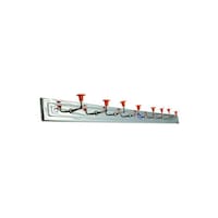 Picture of Raj Wall Hanger With 8 Hooks, Silver & Red, 56 cm