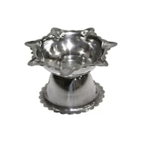 Picture of Raj Stainless Steel Deepak, Silver, 4 cm