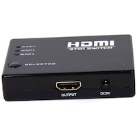 Picture of PVC HDMI Switch, 3 Port, Black