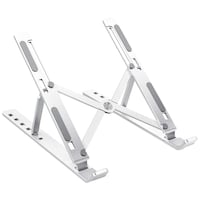 Picture of Foldable Metal Laptop Stand, Silver