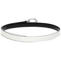 Picture of Leather Plus Women's Spanish Leather Belt, LB-017, White & Black