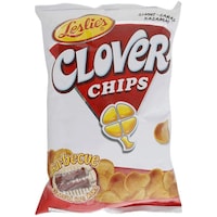 Picture of Leslies Clover Chips Barbecue, 145g - Carton Of 25 Pcs