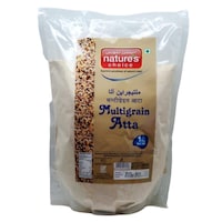 Picture of Natures Choice Multigrain Flour Atta, 1Kg - Carton Of 12 Pcs