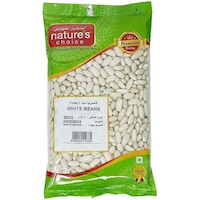 Natures Choice White Beans, 500g - Carton Of 24 Pcs