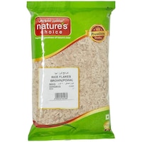 Picture of Natures Choice Rice Flakes Brown Powa, 500g - Carton Of 24 Pcs