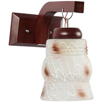 Picture of Afast Decorative Sconce Wall Lamp, AFST704071, 14 x 21cm, White & Brown