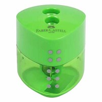 Faber Castell Double Hole Grip Sharpener, Assorted Colours