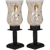 Picture of Afast Decorative Glass Table Lamp, AFST742071, 14 x 25cm, Multicolour
