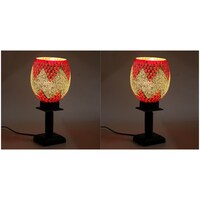 Picture of Afast Decorative Glass Table Lamp, AFST741989, 12 x 25cm, Muticolour