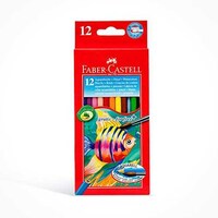 Faber-Castell Fish Design Water Colour Pencils in A Cardboard Box, 12 Pcs