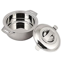 Picture of Ankaret Diamond Steam Stainless Steel Casserole, Silver