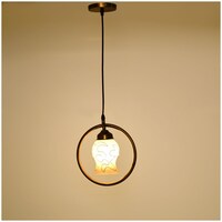 Picture of Afast Decorative Round Ceiling Light with Glass Shade, AFST800746, 22.5 x 102.5cm, White & Gold