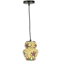 Picture of Afast Decorative Mosaic Ceiling Light with Glass Shade, AFST800518, 13.5 x 97cm, Multicolour