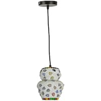 Picture of Afast Decorative Mosaic Ceiling Light with Glass Shade, AFST800530, 13.5 x 97cm, Multicolour