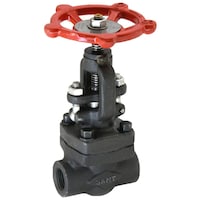 Picture of SANT Forged Steel Globe Valve, FSV-2A, Black & Red