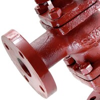 Picture of SANT Cast Steel Accessible Feed Check Valve, CS-5, Red