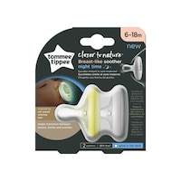 Tommee Tippee Closer to Nature Night Time Soother - Pack of 2