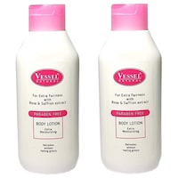 Buymoor Rose and Saffron Winter Protection Body Lotion, Pack of 2, 1300ml
