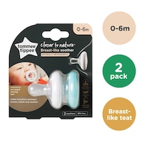 Tommee Tippee Closer to Nature Breast Like Soother - Pack of 2