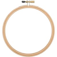 Picture of Wood Embroidery Hoop with Round Edges, 4in - Natural