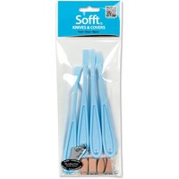 Sofft Tool Mixed Pack of Palette Knives & Covers for Panpastel