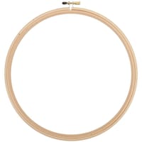 Picture of Wood Embroidery Hoop with Round Edges, 8in - Natural