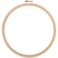 Picture of Wood Embroidery Hoop with Round Edges, 12in - Natural