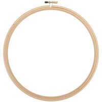 Picture of Wood Embroidery Hoop with Round Edges, 7in - Natural