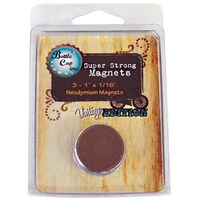 Picture of Bottle Cap Inc Vintage Collection Magnets 1in, Pack of 3