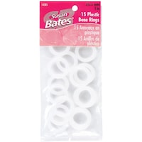 Picture of Susan Bates Plastic Bone Rings, 1inch, 15Packs