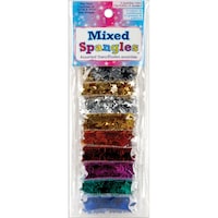 Sulyn Mixed Spangles, 3G, Assorted Stars, 9Packs