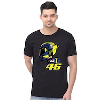 Scott International Men's VR46 Printed T-Shirt, SI0789781, Multicolour