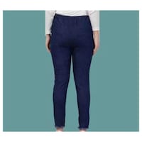 Picture of Karvaan Fashion Ladies Denim Shaded Jeans, Deep Blue