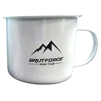Picture of Brutforce Camping Hand-Crafted Stainless Steel and Enamel Cup, 375 ml